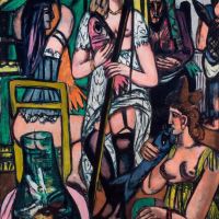 Max Beckmann Large Picture Of Women Fisherwomen 1948