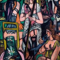 Max Beckmann Large Picture Of Women Fisherwomen 1948 Hand Painted Reproduction