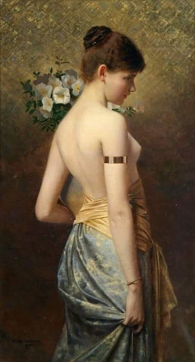 art oil painting reproduction of  Max Nonnenbruch Pittore Tedesco museum quality handmade