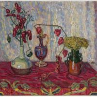 Max Pechstein Stillleben Mit Judenkirschen Und Pfefferschoten 1906