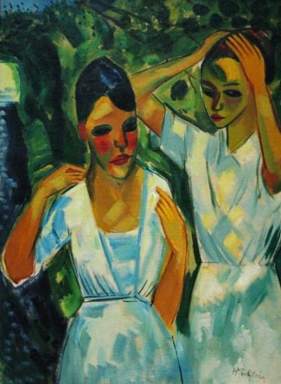 art oil painting reproduction of  Max Pechstein Sunlight museum quality handmade