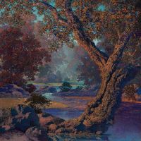 Maxfield Parrish - Autumn Brook 1948