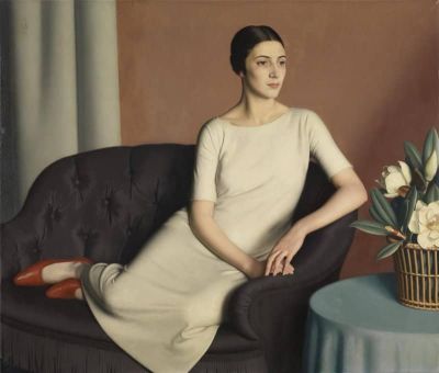 art oil painting reproduction of  Meredith Frampton Marguerite Kelsey 1928 museum quality handmade