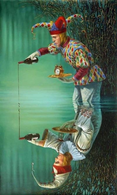 art oil painting reproduction of  Michael Cheval Alter Ego Convention 2018 museum quality handmade