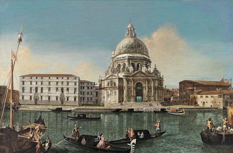 Michele Marieschi The Grand Canal With Santa Maria Della Salute Ca. 1738 - 1740 museum quality