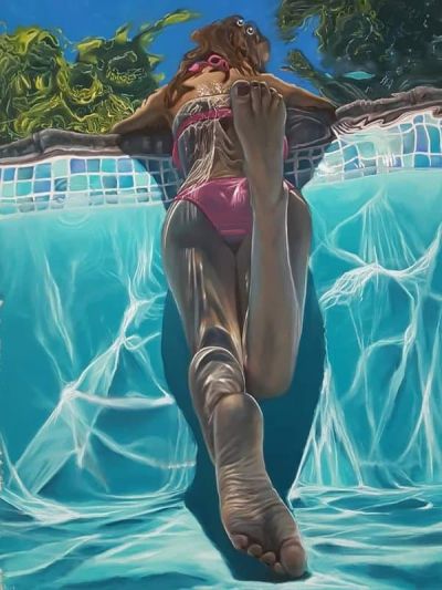 art oil painting reproduction of  Michelle Luking Beneath The Surface Ii museum quality handmade