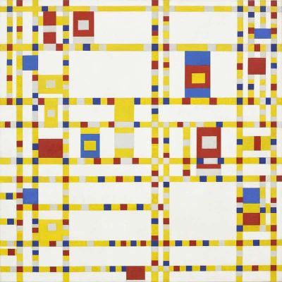 art oil painting reproduction of  Mondrian Broadway Boogie Woogie 127x127 museum quality handmade