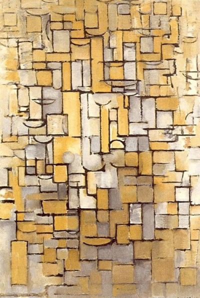 art oil painting reproduction of  Mondrian Composition Xiv museum quality handmade