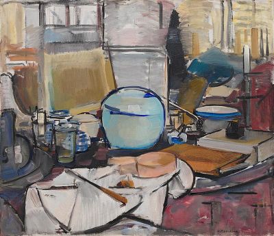 art oil painting reproduction of  Mondrian Still Life With Gingerpot museum quality handmade