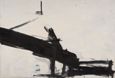 art oil painting reproduction of  Kline - Monitor 1956 By Franz Kline museum quality handmade