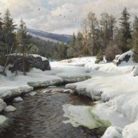 Monsted Peder A Day In April With Spring Thaw