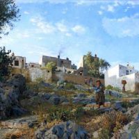 Monsted Peder A View Of Anacapri 1888