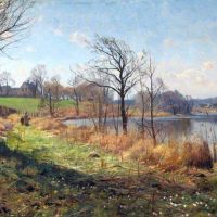 Monsted Peder A View Of Hornb K 1916
