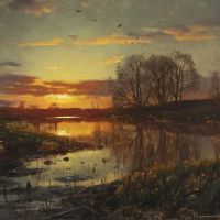 Monsted Peder Aften Ved Suseaaen - N Sbyholm 1901