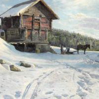 Monsted Peder An Old Pantry In Bolkesjo Norway 1934