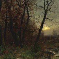 Monsted Peder Autumn Walk In The Woods 1914