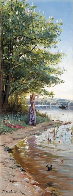 Monsted Peder By The Lake Esrum In Fredensborg museum quality