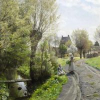 Monsted Peder By The River Brondbyvester 1922