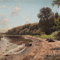 Monsted Peder Coastal Landscape Fano Denmark 1915