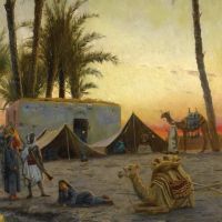 Monsted Peder Desert Encampement 1894