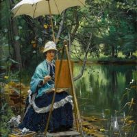 Monsted Peder En Plein-air