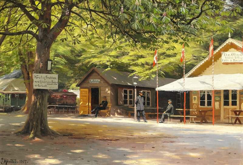 Monsted Peder From The Amusement Park Drehavsbakken In Klampenborg North Of Copenhagen 1907 museum quality