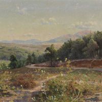 Monsted Peder Griechische Landschaft Mit Weinbergen 1895