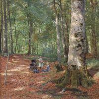 Monsted Peder In The Forest 1893