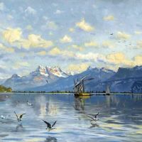Monsted Peder Lake Leman Near Montreux