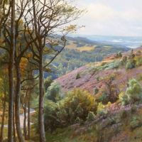 Monsted Peder Landscape Himmelbjerget Denmark 1926