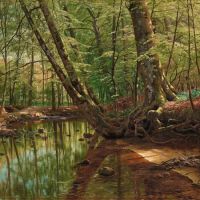 Monsted Peder Landscape With River 1899