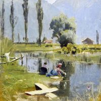 Monsted Peder Laundry Day 1889