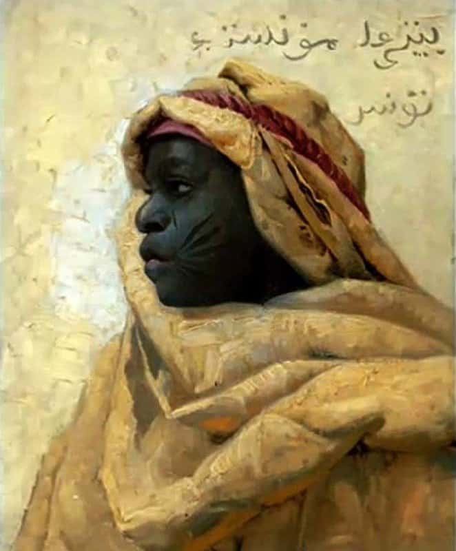 Monsted Peder Portrait Of A Nubian Ca. 1886 museum quality