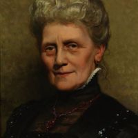 Monsted Peder Portrait Of Julie Augusta Elisabeth Dilleben Nee Winther