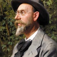 Monsted Peder Portrait Of Professor Jacobsen