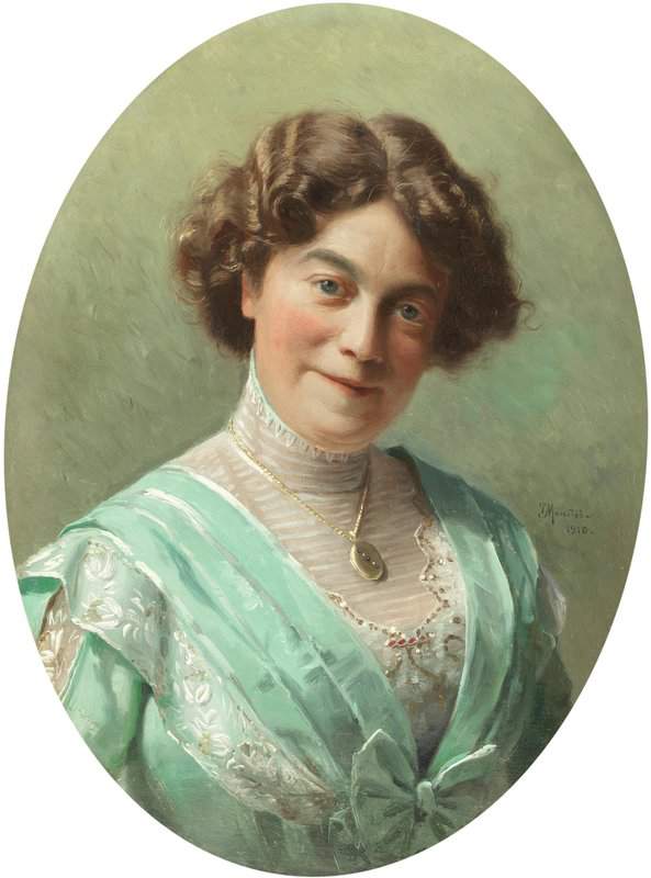 Monsted Peder Portrait Thought To Be The Artist S Wife 1910 museum quality