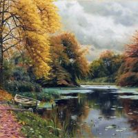 Monsted Peder River Landscape 1903