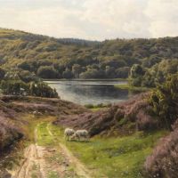 Monsted Peder Scenery From Virklund 1923