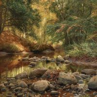 Monsted Peder Spring Landscape 1896
