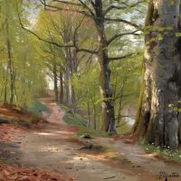 Monsted Peder Springtime At The Citadel Lake