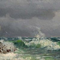 Monsted Peder Stormy Sea 1881