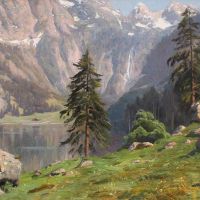 Monsted Peder Summer Day At Obersee Bei Konigsee 1914