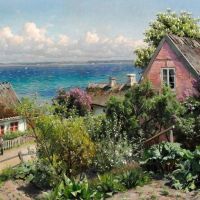 Monsted Peder Summer Day In Aalsgarde 1919