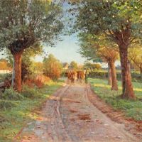 Monsted Peder Summer Evening 1919