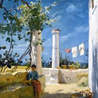 Monsted Peder Summer In Capri 1885