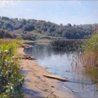 Monsted Peder Summer Reflections On A Lake Silkeborg