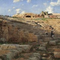 Monsted Peder Syracuse Amphitheater 1885