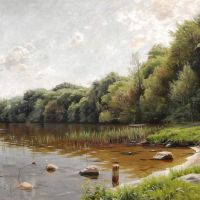 Monsted Peder The Bay Near Hjortn S Soro