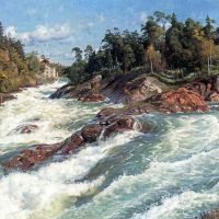 Monsted Peder The Raging Rapids 1897