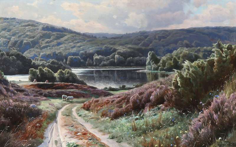 Monsted Peder Thorso Near Virklund South Of Silkeborg Denmark museum quality